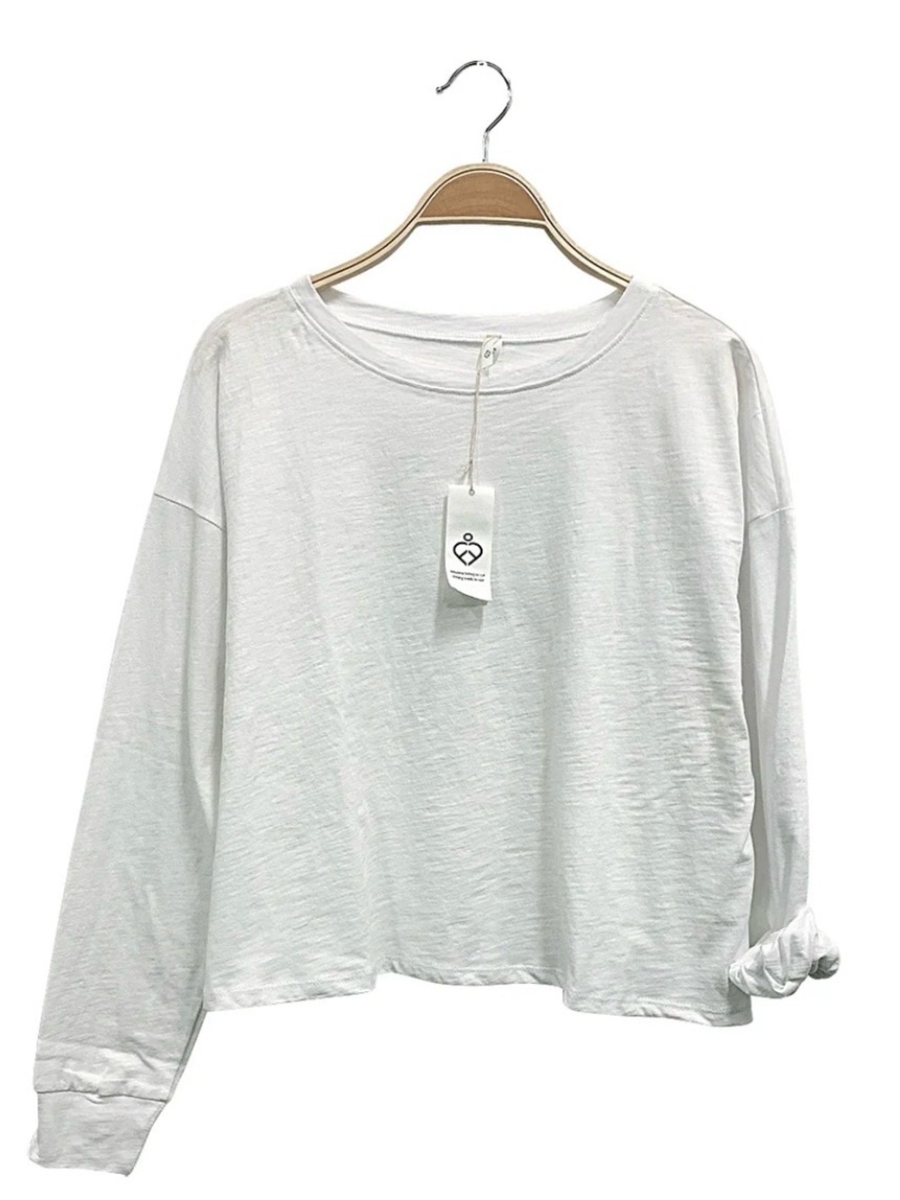 Cotton Slub Oversized Tee